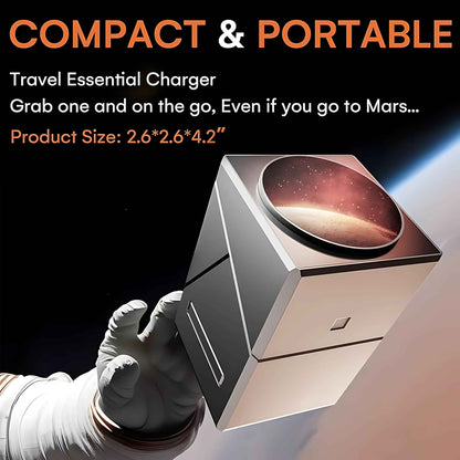 3-in-1 Fast Wireless Charging Station – 30W Magnetic Charging Dock