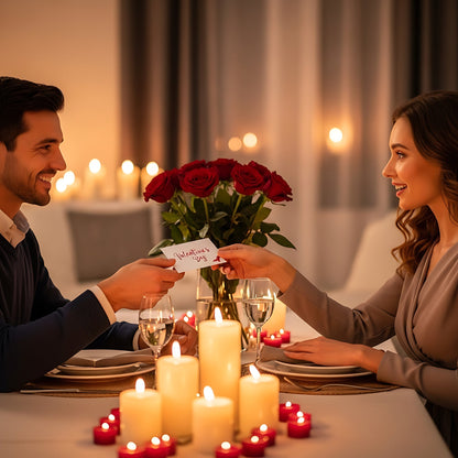 Valentine Gift Card Romantic Voucher for Couples