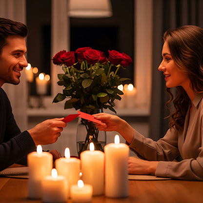 Valentine Gift Card Romantic Voucher for Couples