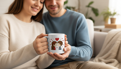 Romantic "I Love You" Ceramic Mug – Valentine's & Anniversary Gift