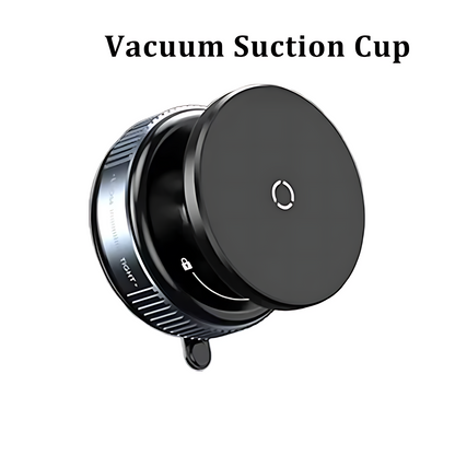 360° Foldable Magnetic Phone Holder – Adjustable Vacuum Car Mount