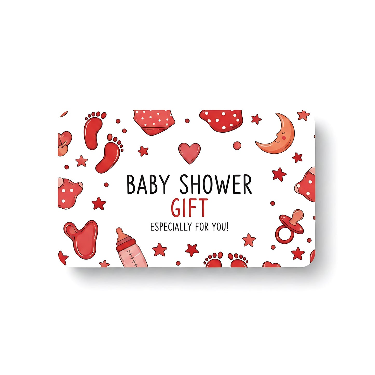 Baby Shower Gift Card Cute Voucher for New Parents