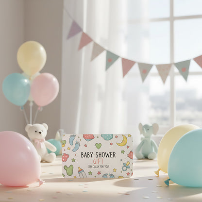 Baby Shower Gift Card Cute Voucher for New Parents