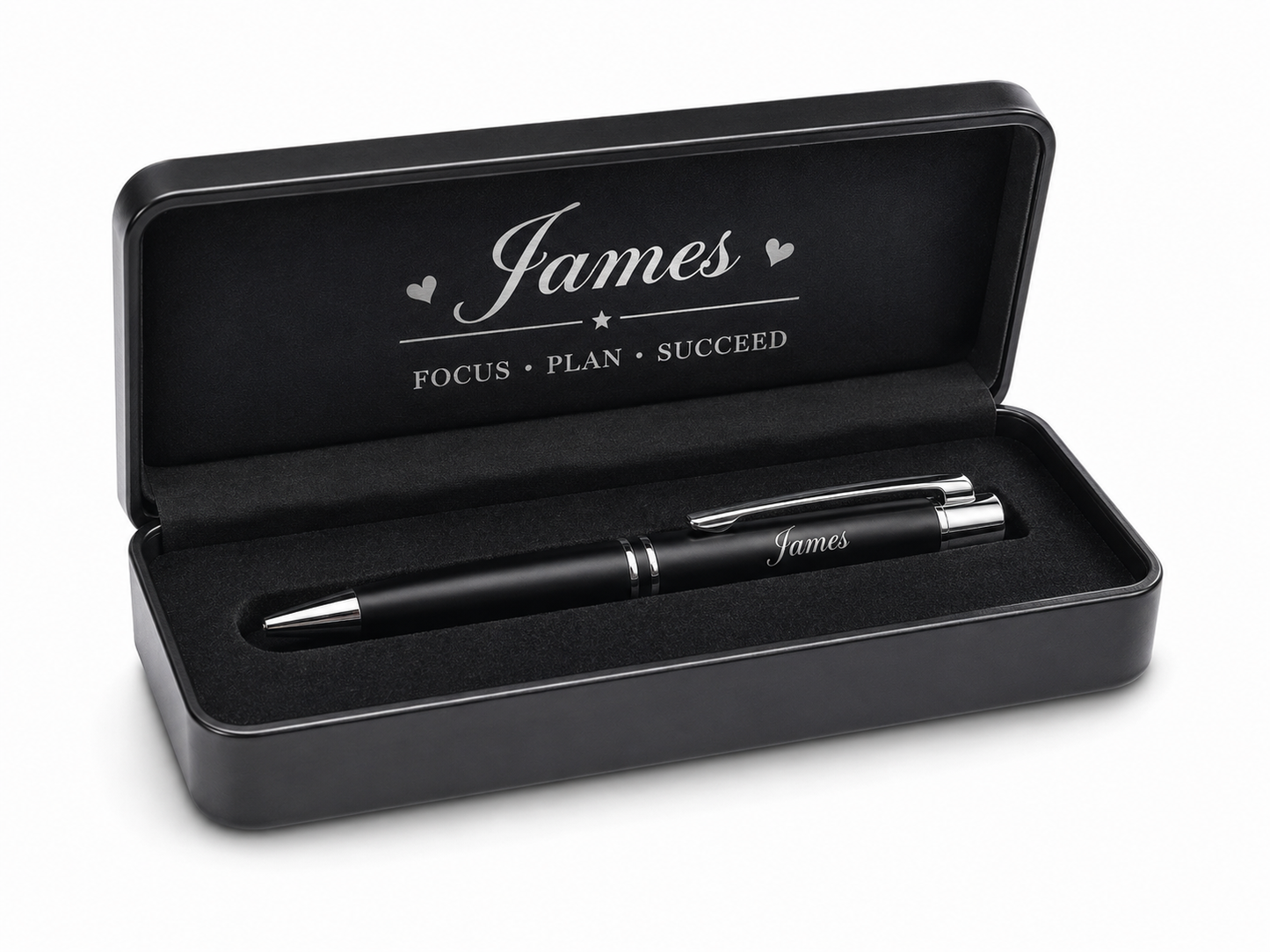 Engraved Executive Metal Pen in Luxury Gift Box – Personalized Name Pen