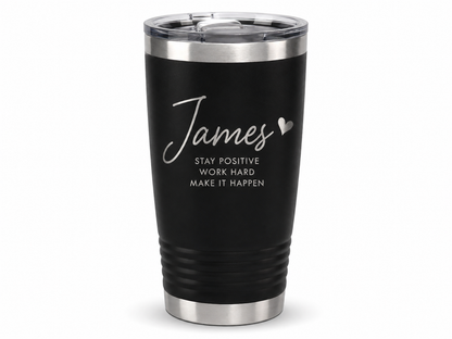 Personalized Stainless Steel Tumbler – Custom Engraved Name Insulated Cup