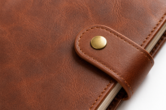Personalized Leather Journal – Custom Engraved Notebook for Writing & Planning