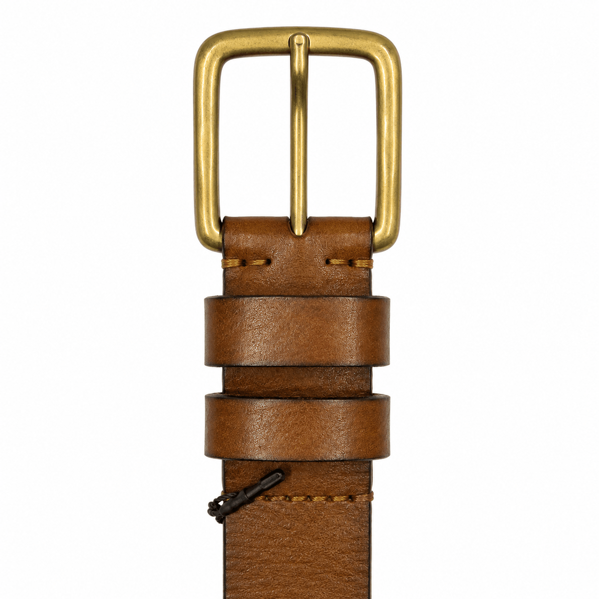 Genuine Leather Belt for Men – Adjustable Brown Leather Belt