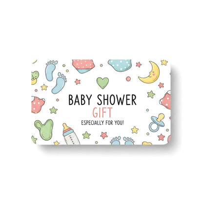 Baby Shower Gift Card Cute Voucher for New Parents