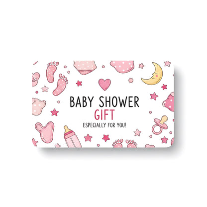 Baby Shower Gift Card Cute Voucher for New Parents