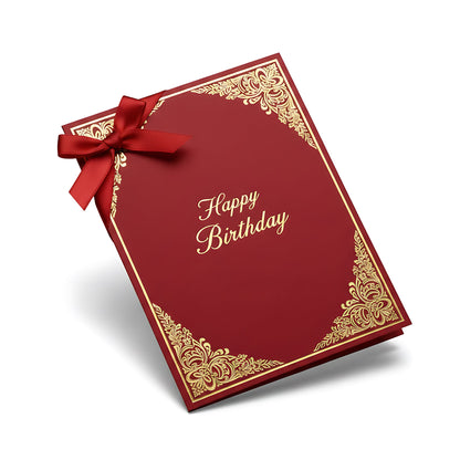 Happy Birthday Gift Card Digital Printable Voucher for All Ages