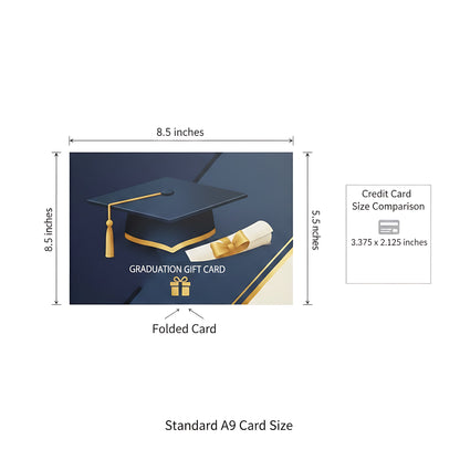 Graduation Gift Card Achievement Celebration Voucher