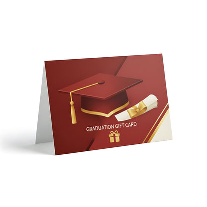 Graduation Gift Card Achievement Celebration Voucher