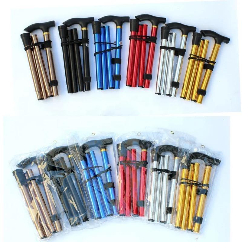 Foldable Adjustable Walking Stick for Elderly Men & Women – Folding Cane
