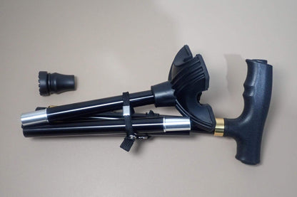 Aluminium Alloy Adjustable Walking Stick for Elderly Men & Women – Folding Walking Cane