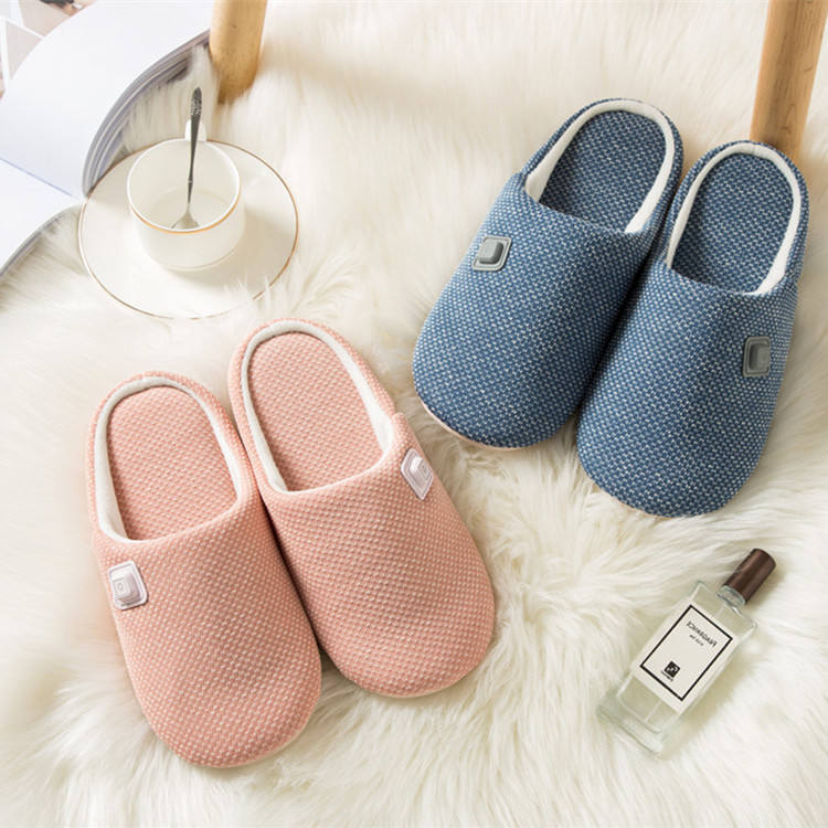 Electric Heated Foot Warmer for Men and Women, Soft Winter Foot Heating Slippers for Home