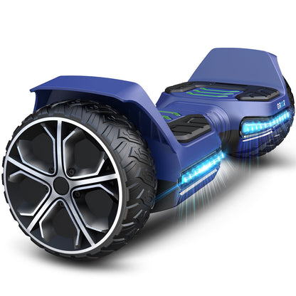 Self-Balancing Electric Hoverboard with LED Lights and Bluetooth Speaker