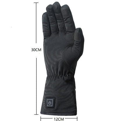 Ultra-Thin Rechargeable Electric Heating Gloves Polyester Ski Glove Liners with Heated Features
