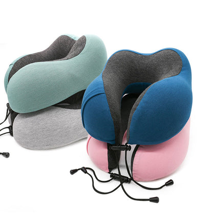 Neck Support Gel Travel Pillow for Neck Massage in Airplanes, Cars, Homes