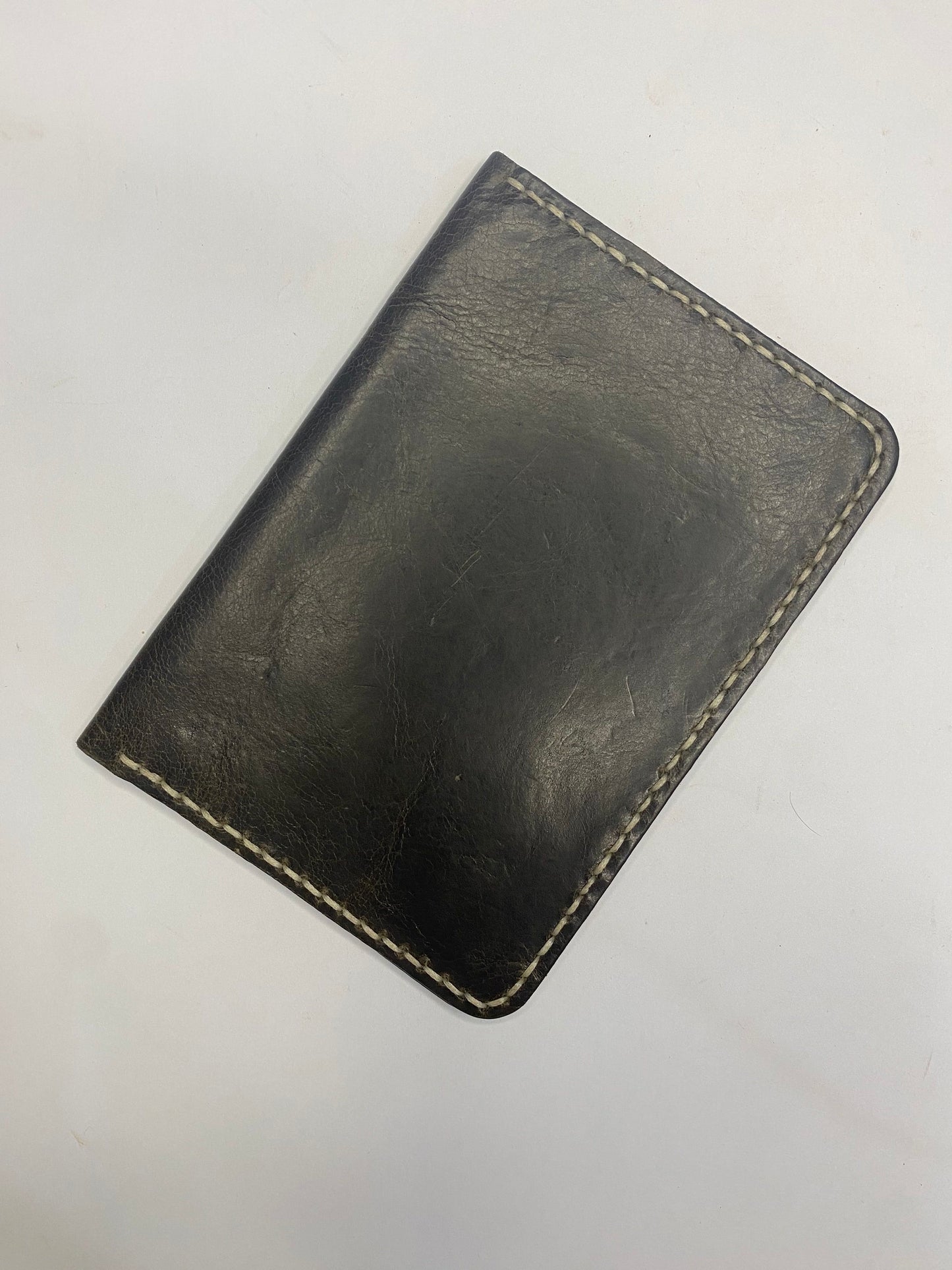 Black Cow Leather Passport Wallet for Men – Large Travel Card Holder