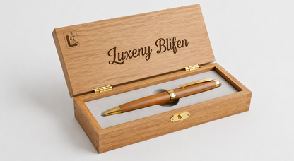 Luxury Wooden Pen Gift Set – Custom Engraved Presentation Box
