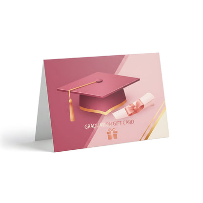 Graduation Gift Card Achievement Celebration Voucher