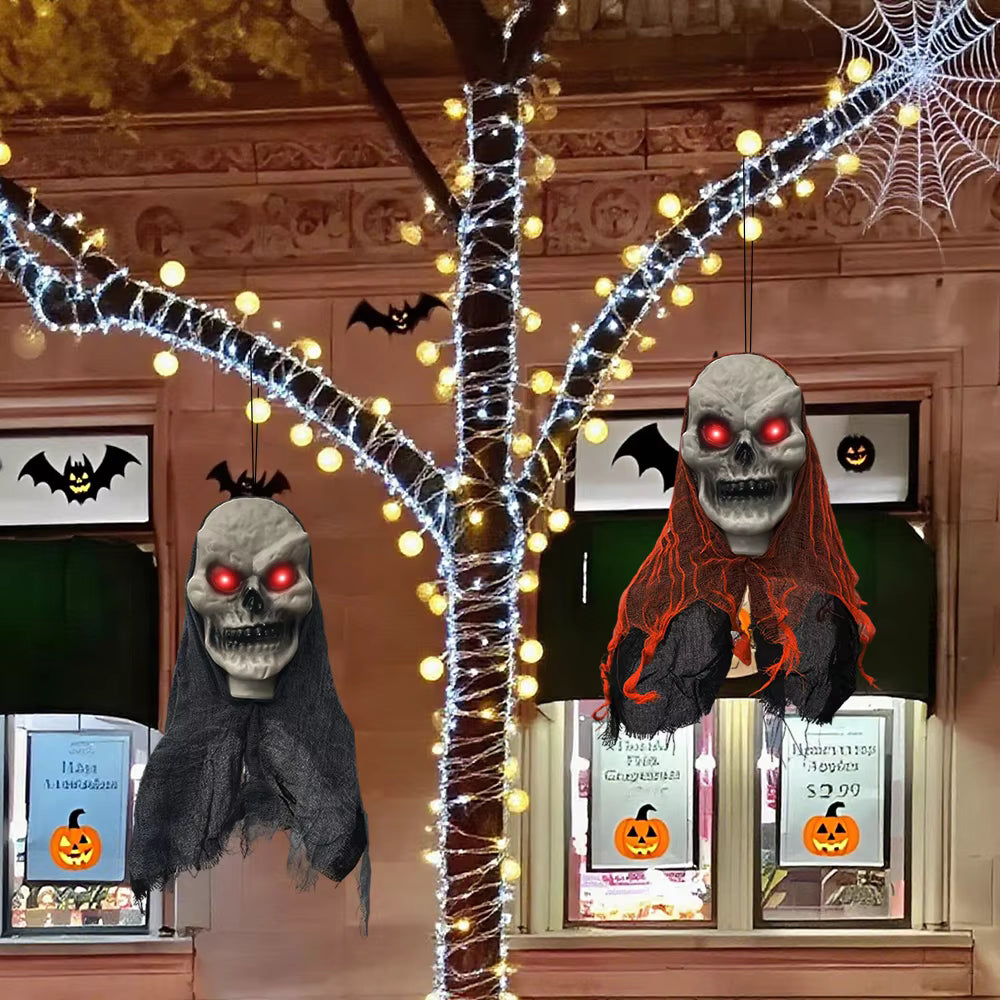 Halloween Decorations Party Hanging Skull Skeleton Ghost Ornament Horror Props Haunted Home Decoration