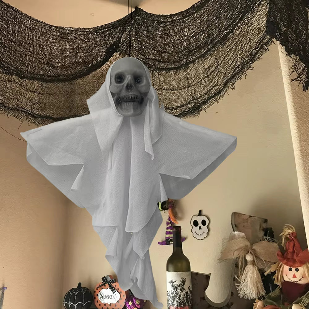 Halloween Decorations Party Hanging Skull Skeleton Ghost Ornament Horror Props Haunted Home Decoration