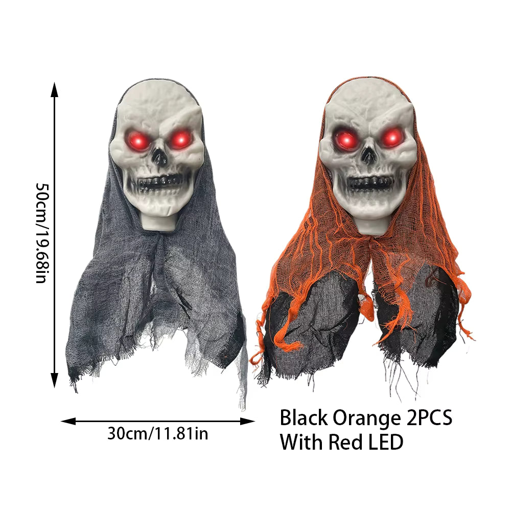 Halloween Decorations Party Hanging Skull Skeleton Ghost Ornament Horror Props Haunted Home Decoration