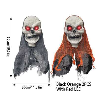 Halloween Decorations Party Hanging Skull Skeleton Ghost Ornament Horror Props Haunted Home Decoration