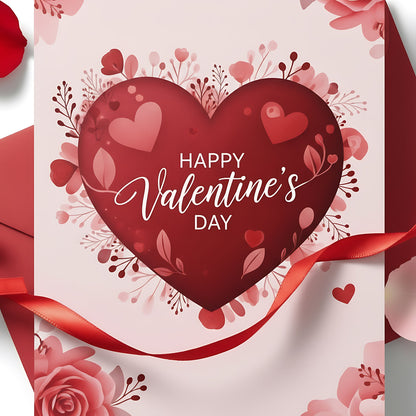 Valentine Gift Card Romantic Voucher for Couples
