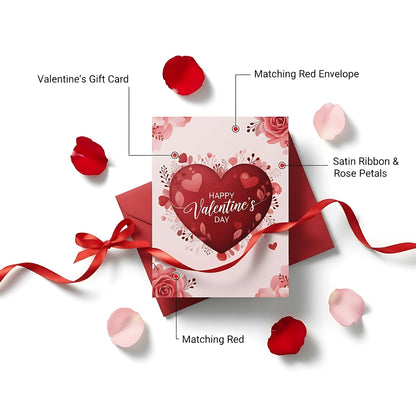 Valentine Gift Card Romantic Voucher for Couples